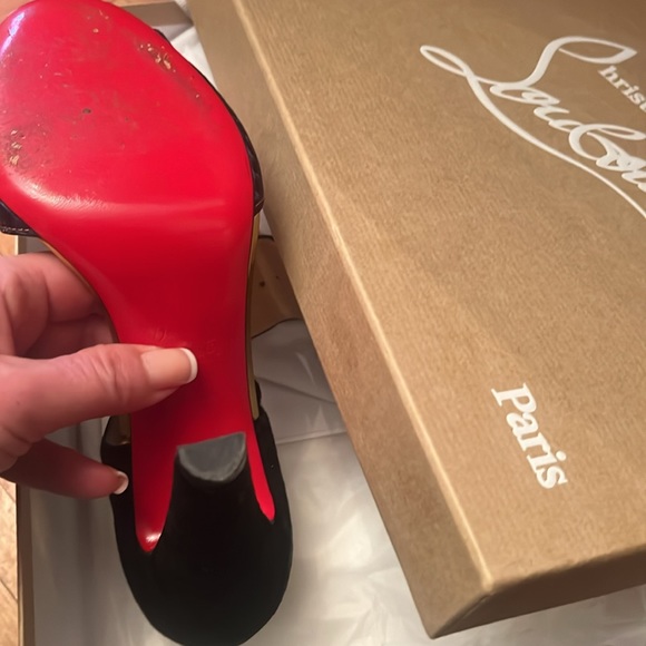 Christian Louboutin heel snake shoes Italy Size 38 . 100% Authentic multi color - Picture 7 of 12